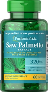 Foto 1 | Suplemento Puritan's Pride Saw Palmetto 320 Mg 60 Cápsulas Blandas - Venta Internacional.