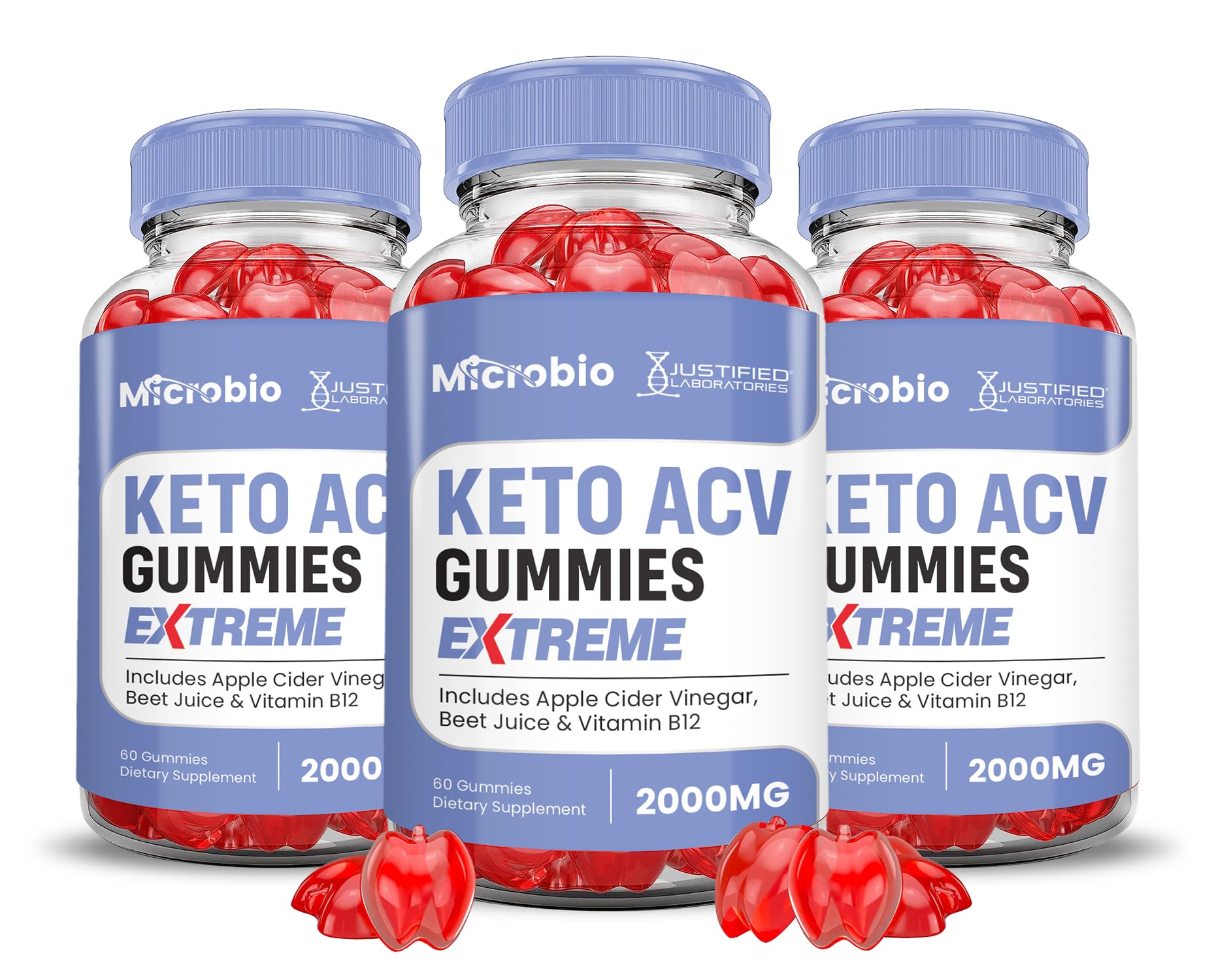 Foto 2 pulgar | Gomitas Microbio Keto Acv Extreme De 2000 Mg Con Vitamina B12, 180 Unidades (paquete De 3 Unidades) - Venta Internacio