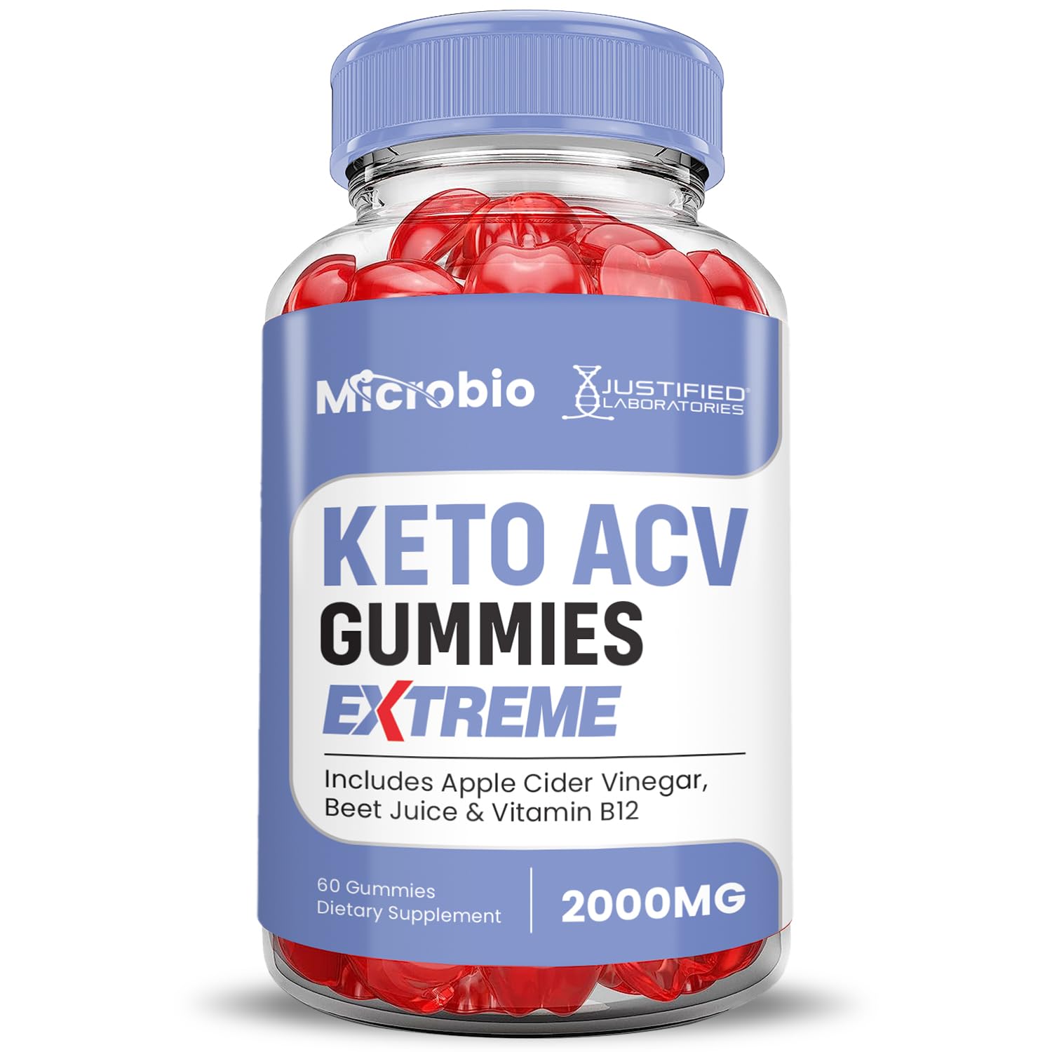 Foto 5 pulgar | Gomitas Microbio Keto Acv Extreme De 2000 Mg Con Vitamina B12, 180 Unidades (paquete De 3 Unidades) - Venta Internacio