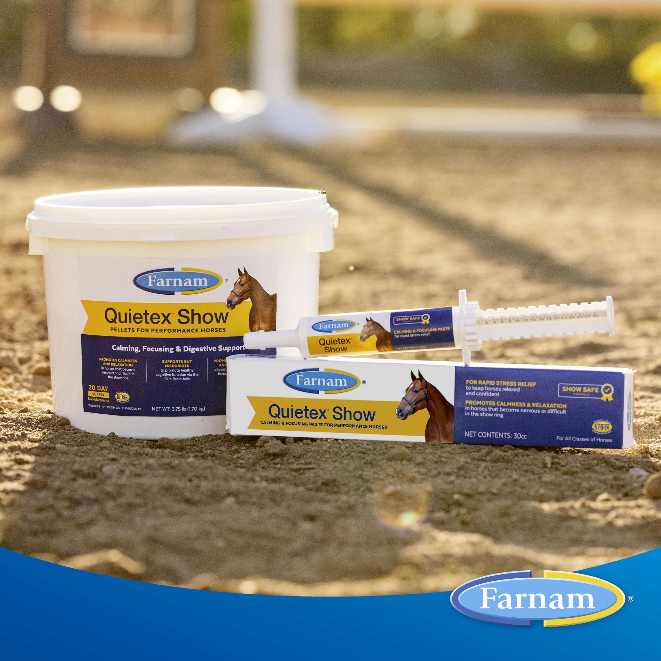 Foto 6 | Pasta Calmante Y Concentradora Farnam Quietex Show Para Caballos, 30 Ml - Venta Internacional.