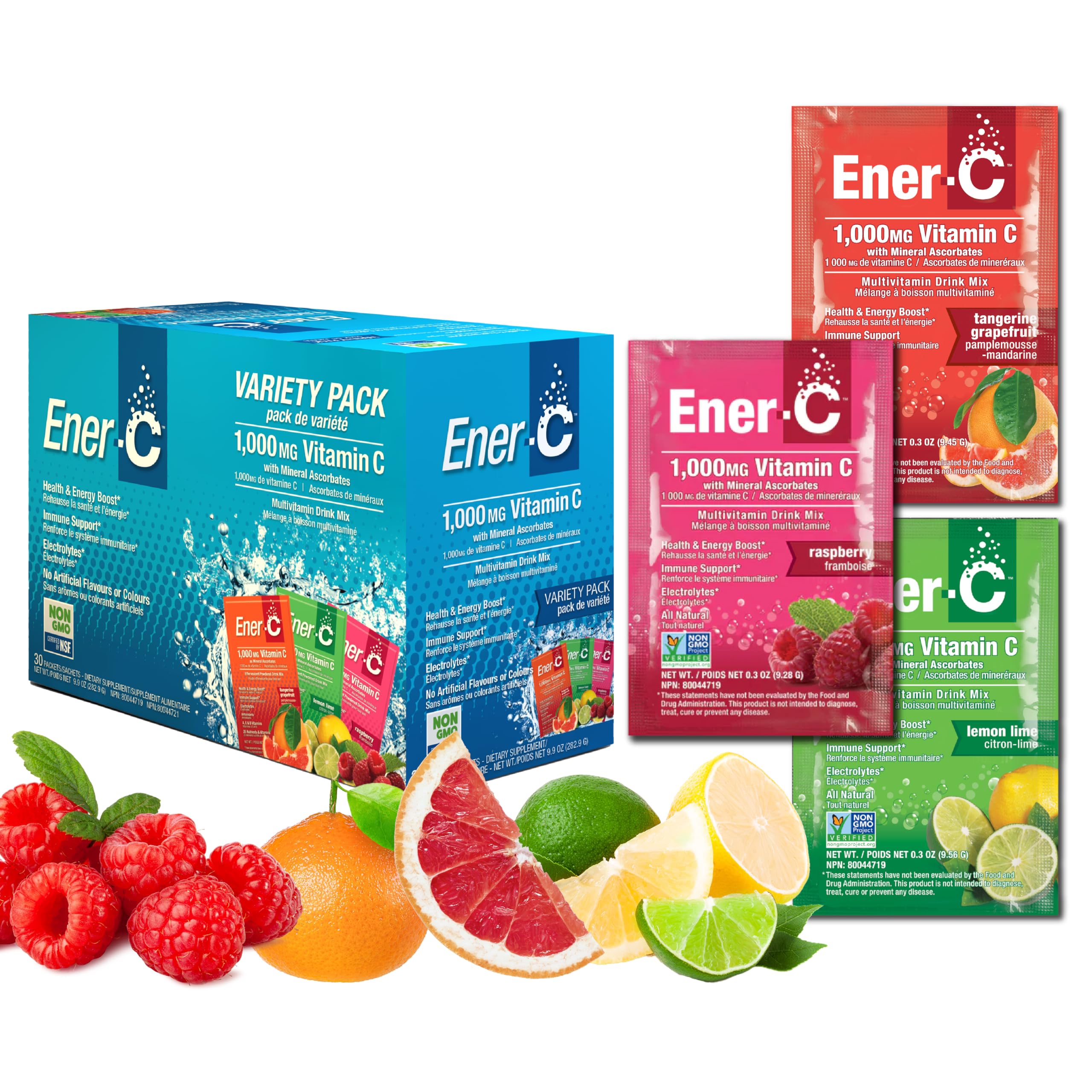 Foto 2 pulgar | Mezcla de Bebidas Multivitamínicas Ener-C paquete Variado de 30 Unidades - Venta Internacional