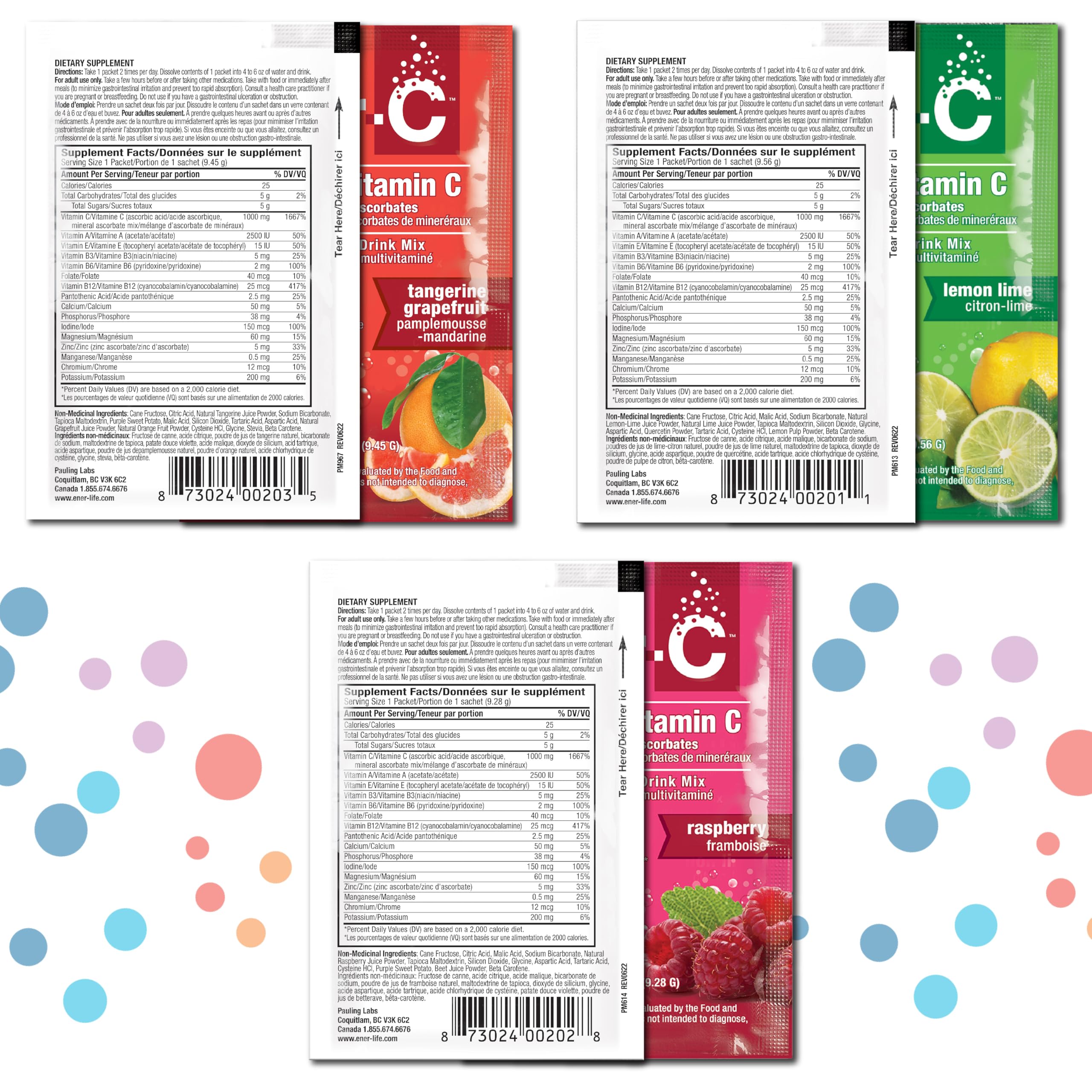 Foto 7 | Mezcla de Bebidas Multivitamínicas Ener-C paquete Variado de 30 Unidades - Venta Internacional