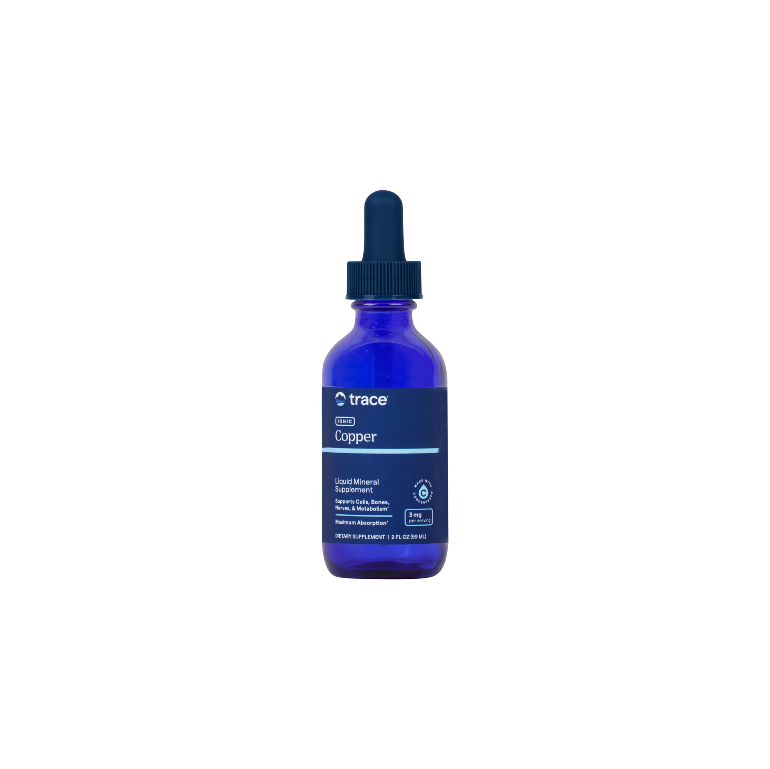 Foto 1 | Suplemento De Oligoelementos, Cobre Iónico, 60 Ml, Soporte Óseo - Venta Internacional.