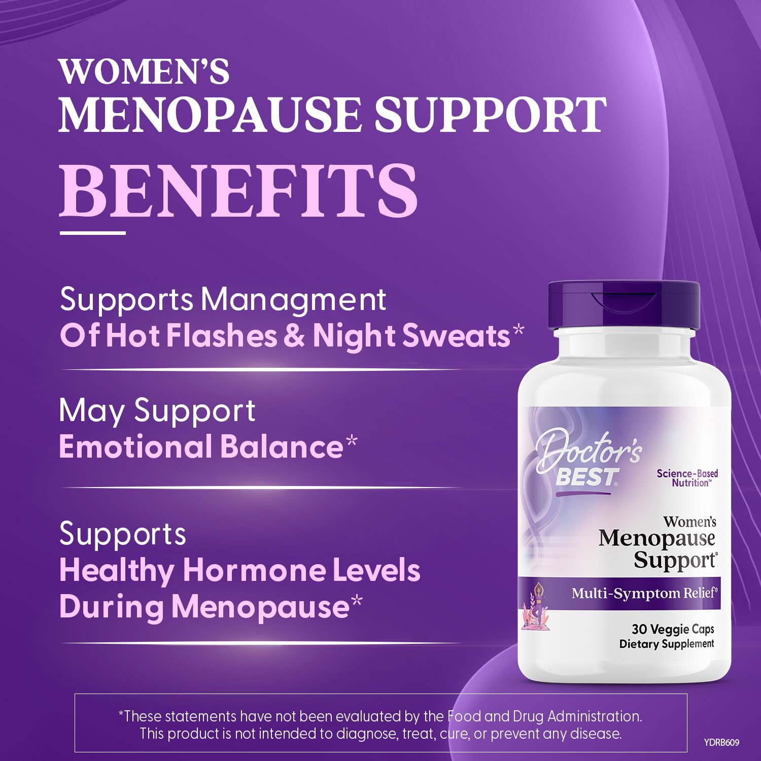 Foto 2 | Suplemento Doctor's Best Women's Menopause Support 30 Cápsulas - Venta Internacional
