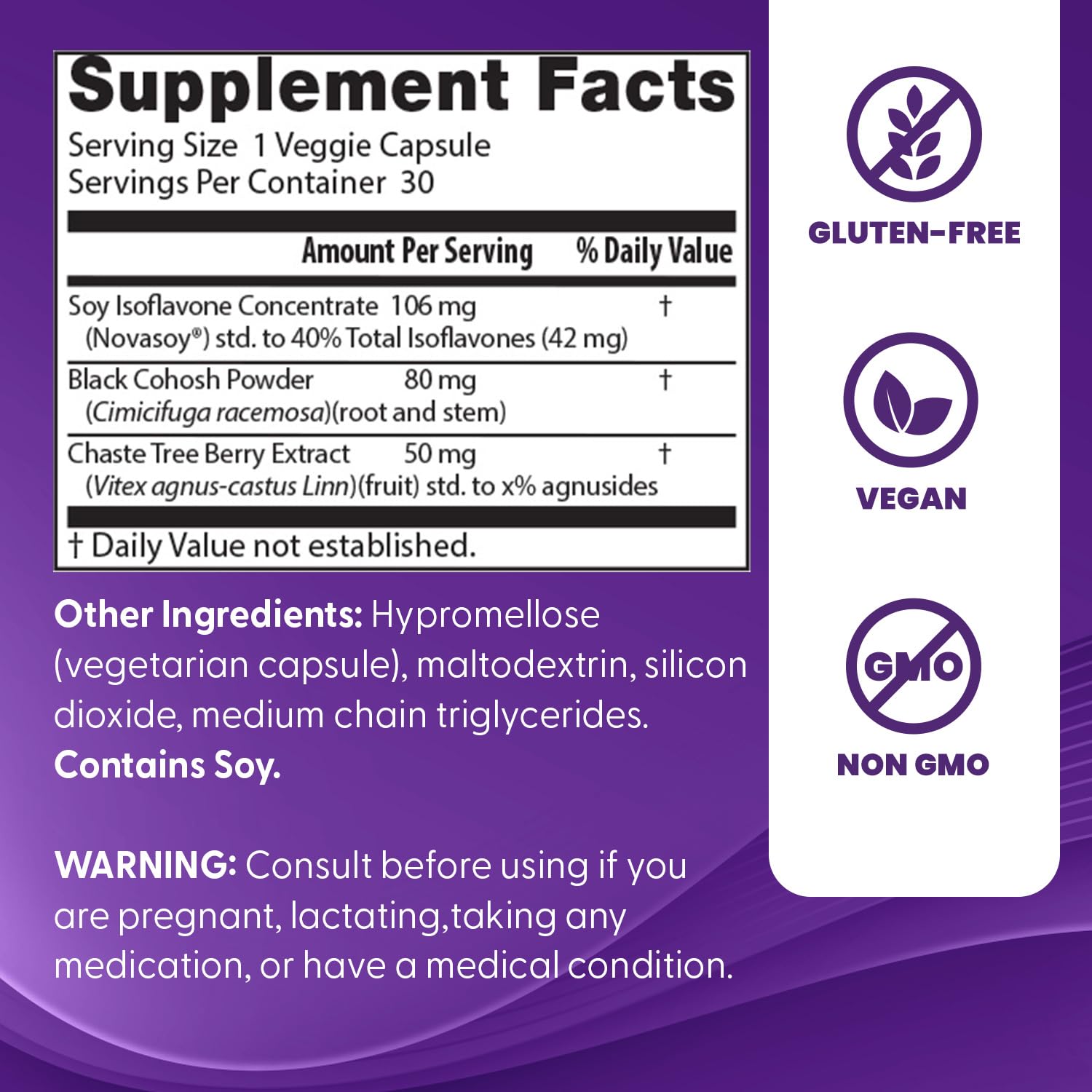 Foto 4 pulgar | Suplemento Doctor's Best Women's Menopause Support 30 Cápsulas - Venta Internacional