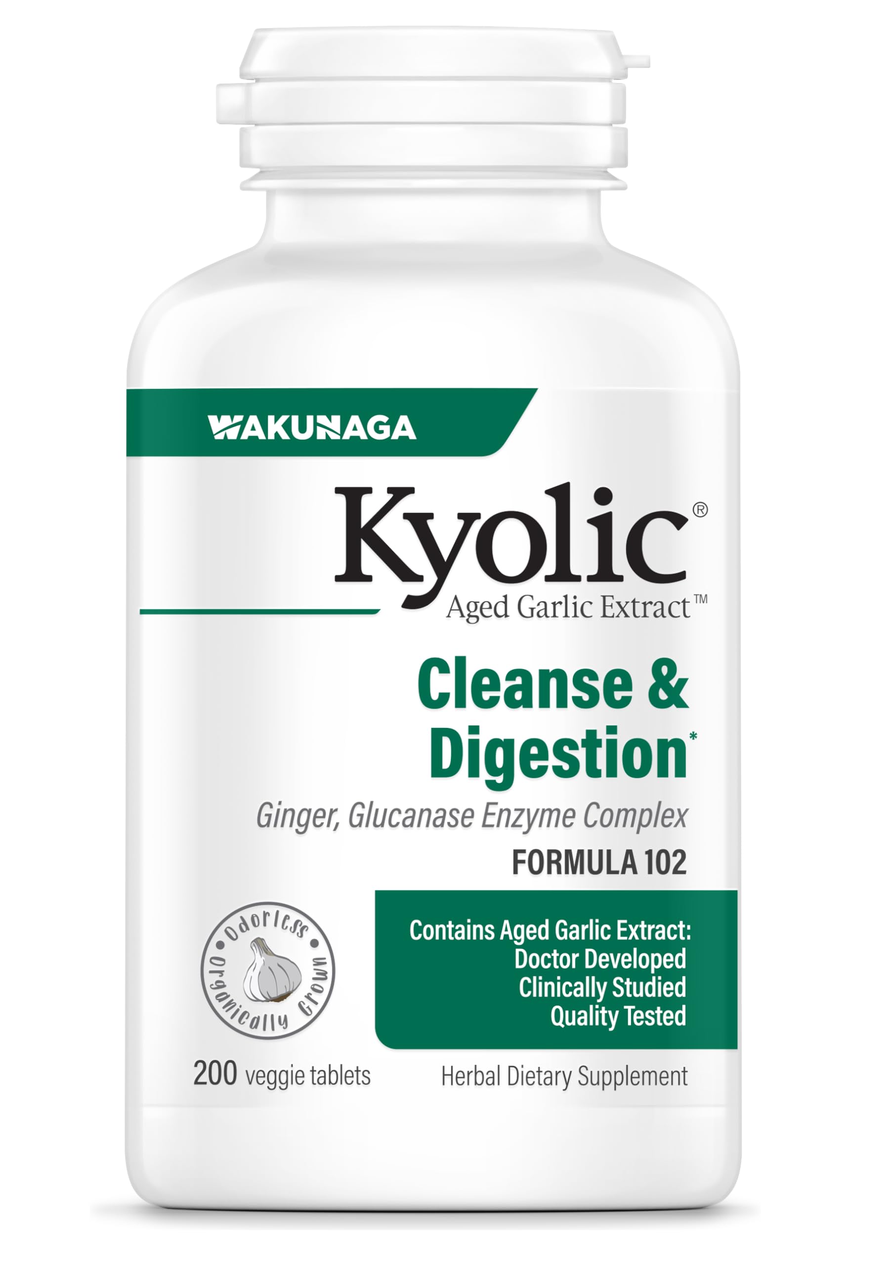 Foto 1 | Suplemento De Extracto De Ajo Envejecido Kyolic, Fórmula 102, 200 Tabletas - Venta Internacional.