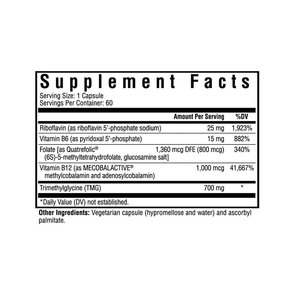 Foto 3 pulgar | Suplemento Seeking Health Homocisteine Nutrients 60 Cápsulas - Venta Internacional