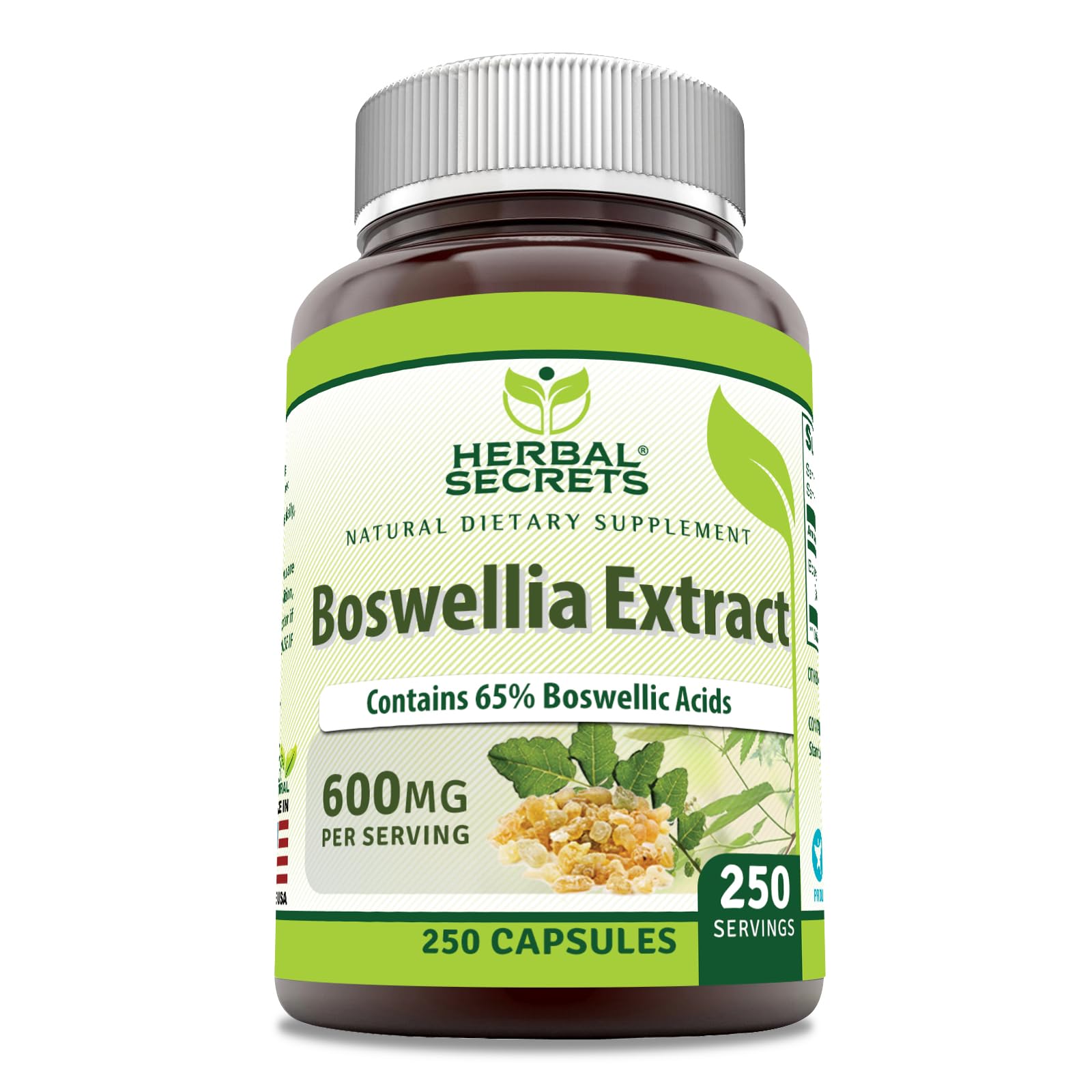 Foto 1 | Suplemento De Extracto De Boswellia Serrata De Herbal Secrets 600 Mg - Venta Internacional.