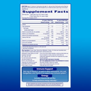 Foto 6 | Suplemento Emergen-c Immune Plus Crystals, 28 Paquetes En Barra - Venta Internacional.