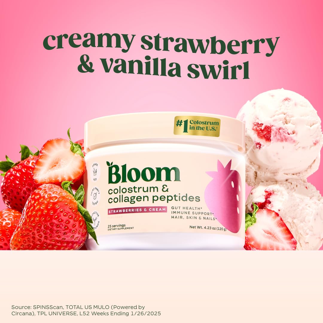 Foto 3 pulgar | Suplemento Bloom Nutrition, Calostro Bovino En Polvo, 25 Porciones - Venta Internacional.