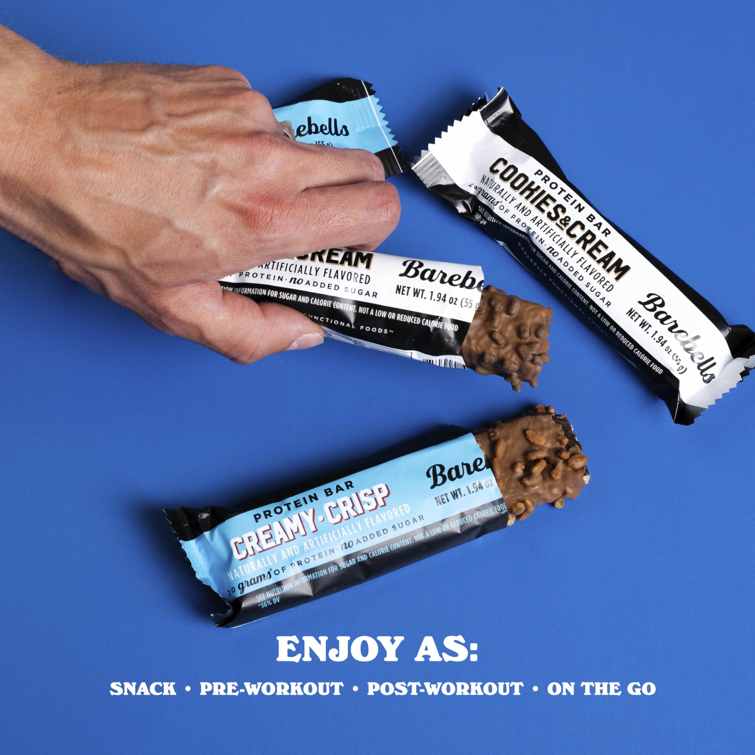 Foto 6 pulgar | Paquete Combinado Barebells De Protein Bars, 12 Galletas Cremosas Y Crujientes - Venta Internacional.