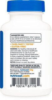 Foto 4 | Suplemento Nutricost Aloe Vera 20.000 Mg 120 Cápsulas - Venta Internacional