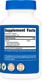 Foto 5 | Suplemento Nutricost Aloe Vera 20.000 Mg 120 Cápsulas - Venta Internacional