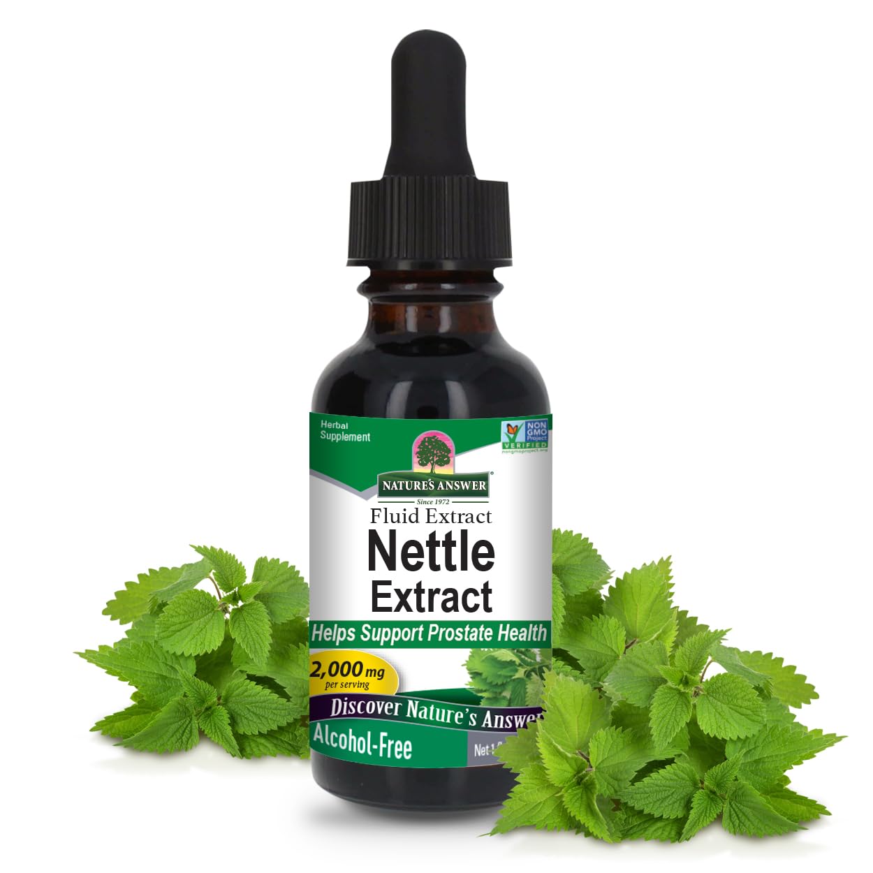 Foto 2 pulgar | Suplemento Herbal Nature's Answer Extracto De Hoja De Ortiga 60 Ml
