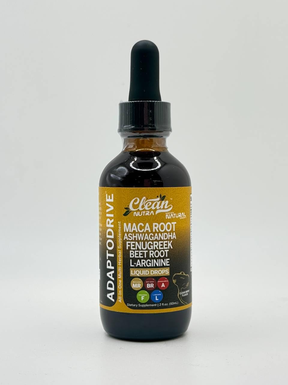 Foto 7 pulgar | Suplemento Líquido De Raíz De Maca Orgánico Clean Nutra Con Ashwagandha - Venta Internacional.