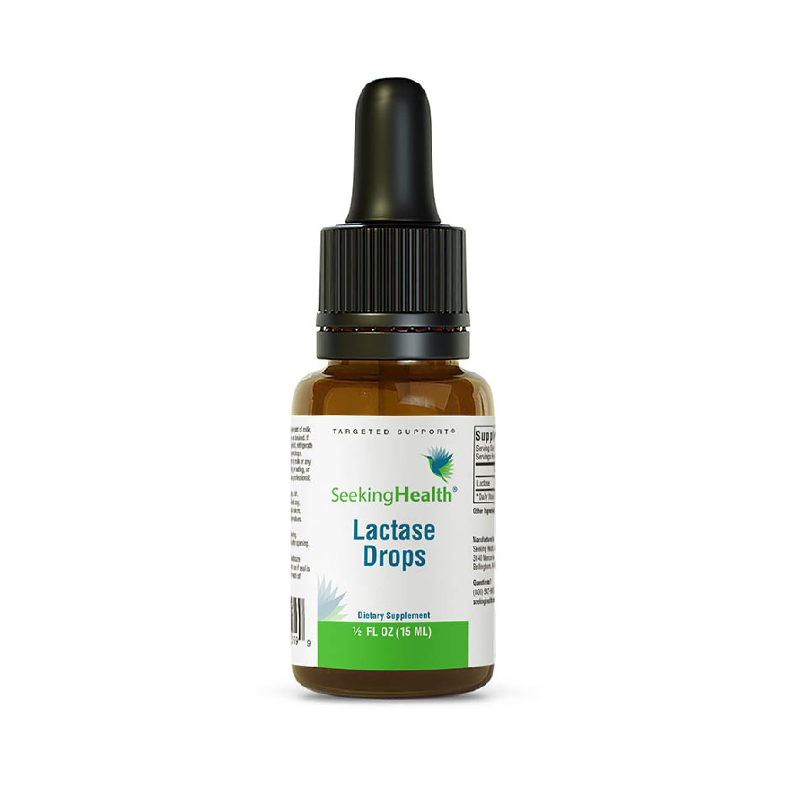 Foto 1 | Suplemento Líquido Lactase Drops Seeking Health 15 ml 52 Porciones - Venta Internacional