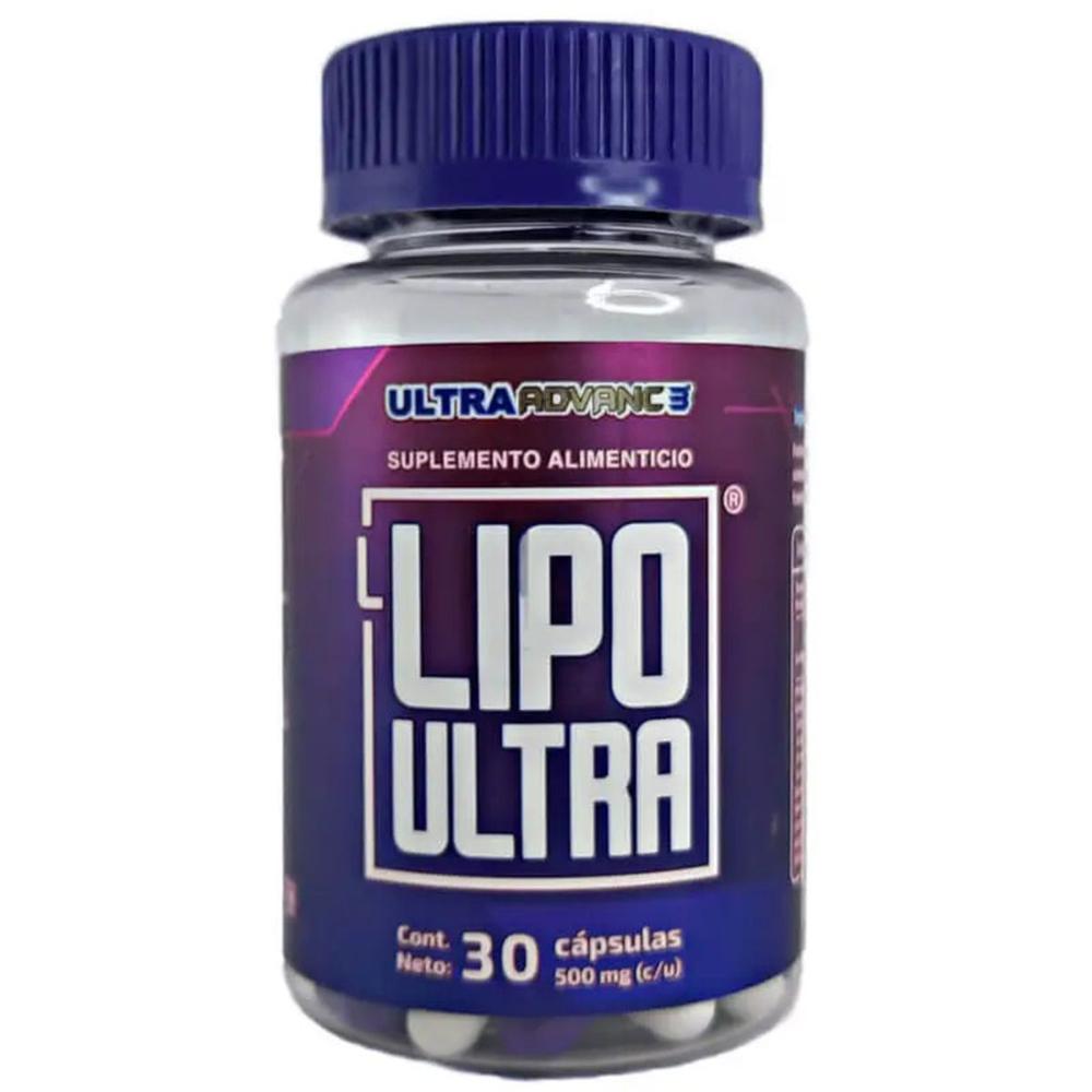 Foto 1 | Lipo Ultra Marca Ultra Advance3 Cápsulas 500mg 30 Unidades