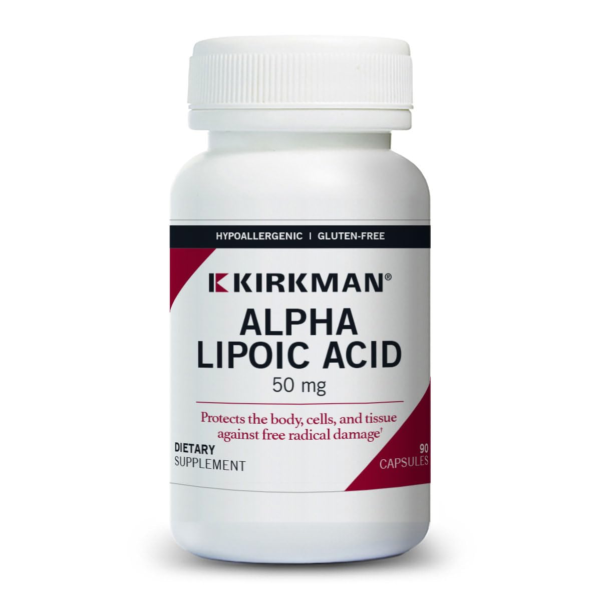Foto 2 pulgar | Suplemento De Ácido Alfa Lipoico Kirkman 50 Mg 90 Cápsulas