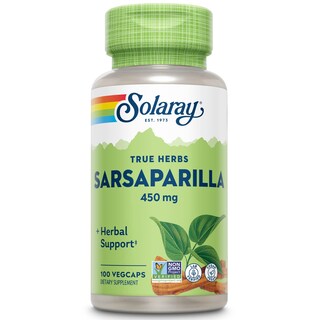 Foto 1 | Suplemento Solaray: Raíz De Zarzaparrilla, 450 Mg, 100 Cápsulas Vegetales