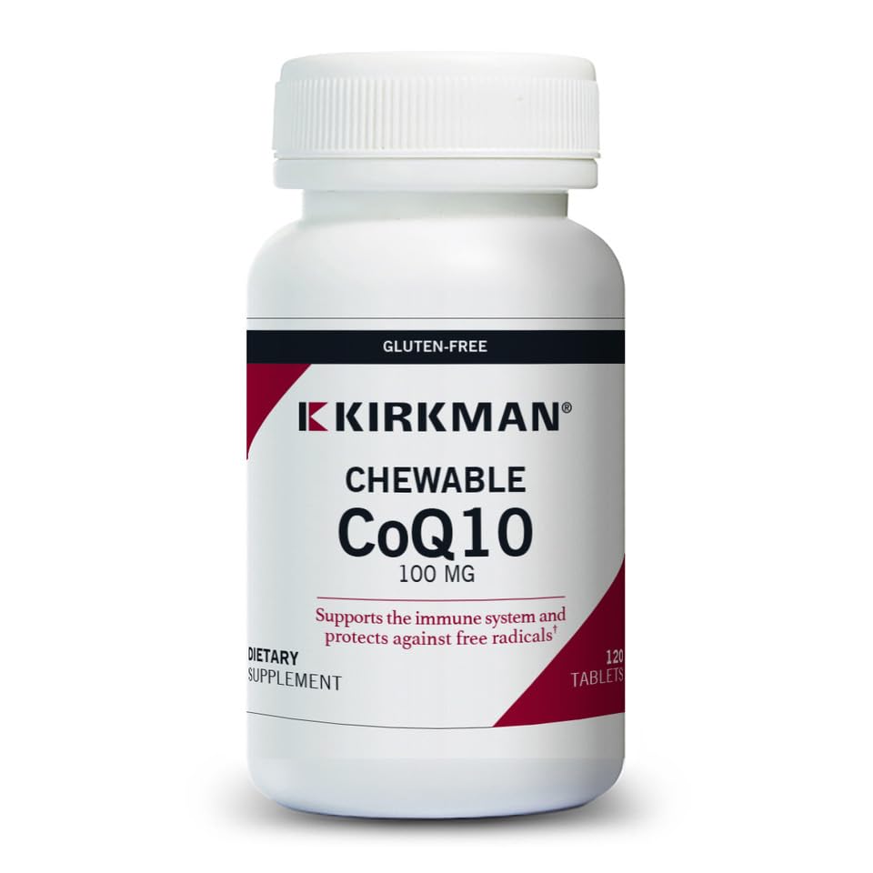 Foto 2 pulgar | Tabletas Masticables Kirkman Coenzyme Q10 100 Mg Con Stevia 120