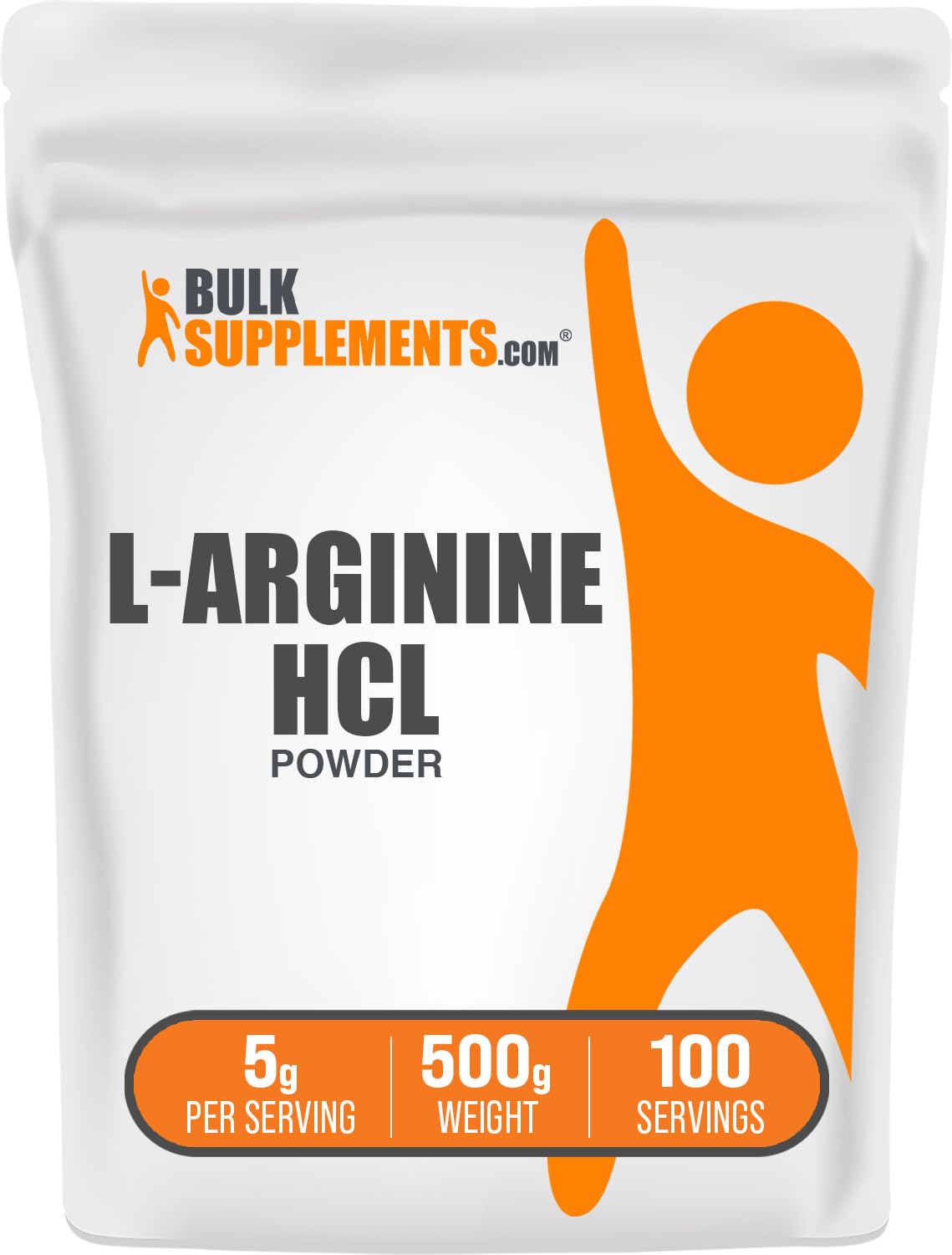 Foto 1 | Suplemento De Óxido Nítrico En Polvo De L-arginina Hcl, 500 G, Bulksuppl - Venta Internacional.