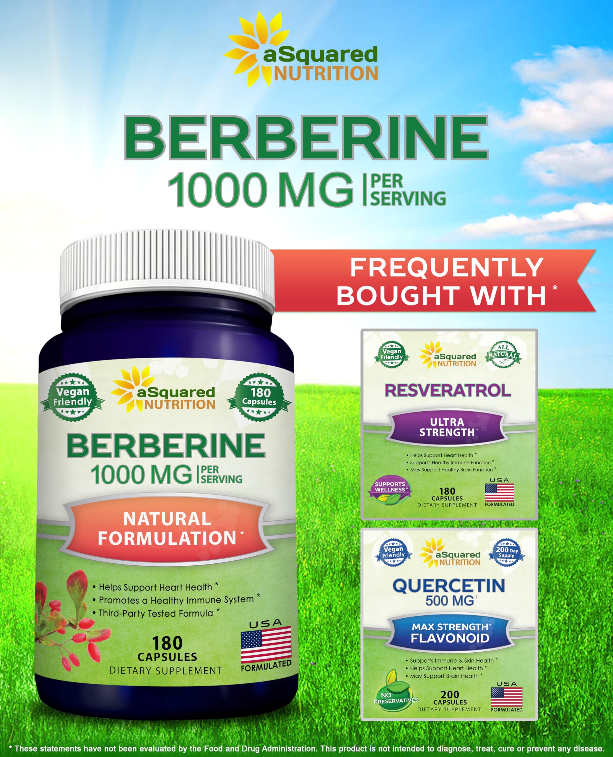 Foto 8 pulgar | Suplemento De Berberina Pura De Squared Nutrition, 1000 Mg, 180 Cápsulas - Venta Internacional.