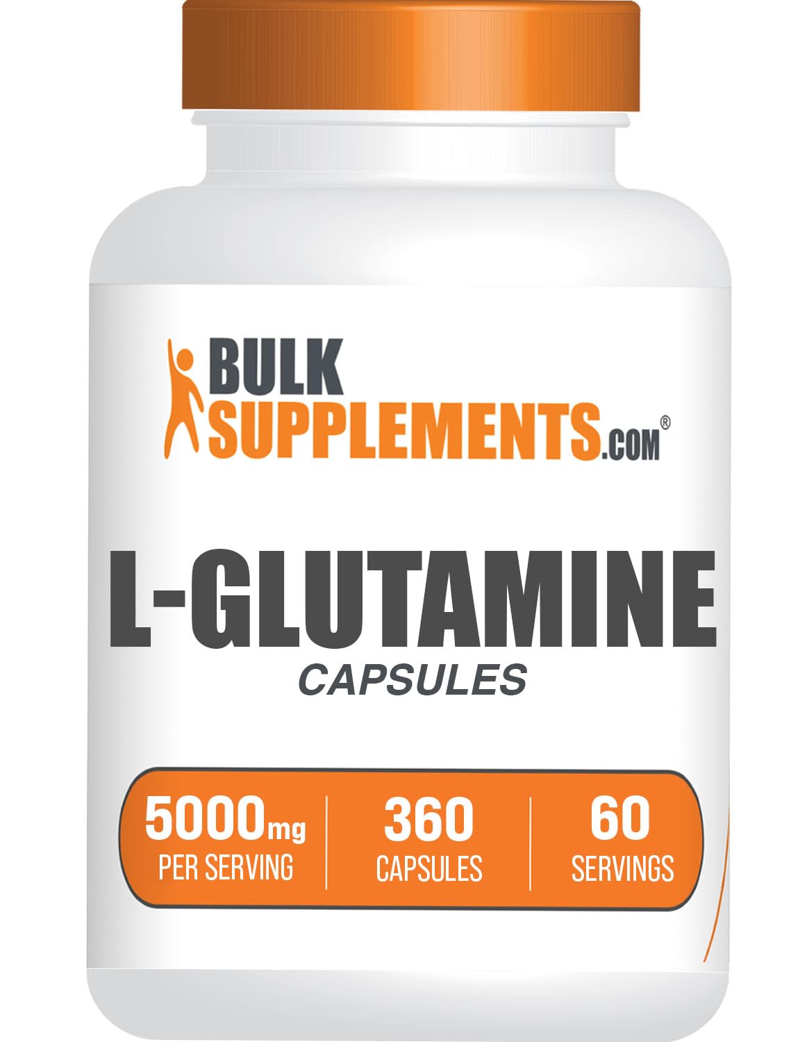 Foto 1 | Suplemento De L-glutamina Bulksupplements.com 5000 Mg 360 Cápsulas - Venta Internacional.