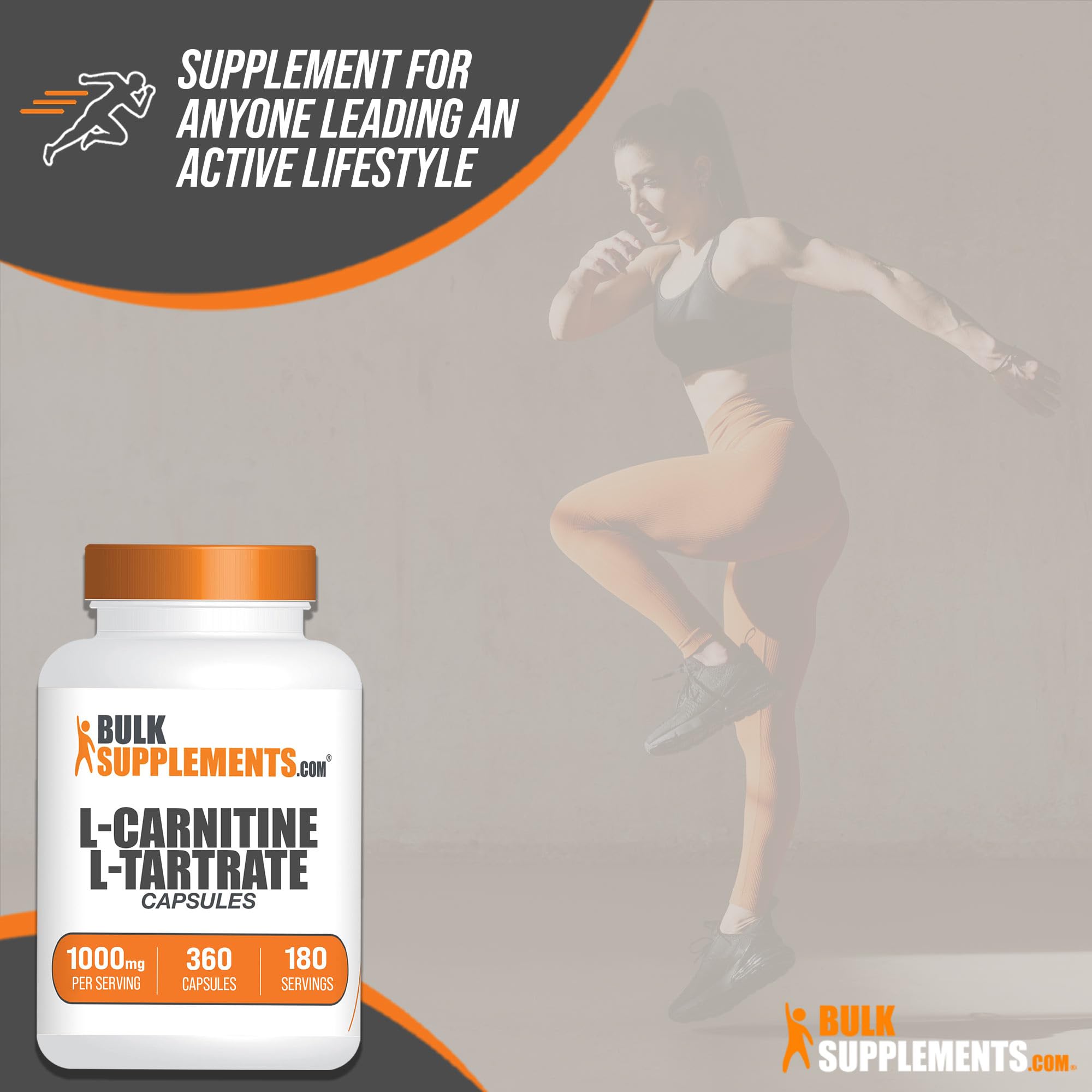 Foto 6 pulgar | Suplemento Bulksupplements.com L-tartrato De L-carnitina 1000 Mg - Venta Internacional.