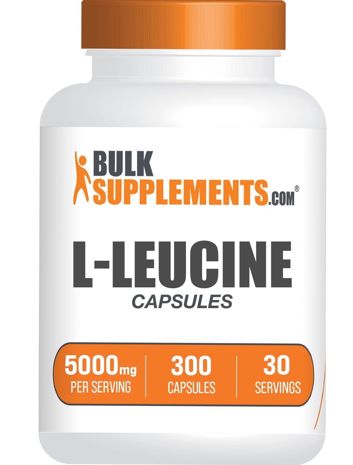 Foto 2 pulgar | Suplemento Bulksupplements.com L-leucina 5000 Mg 300 Cápsulas - Venta Internacional.