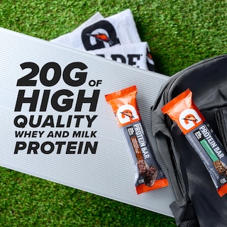 Foto 2 | Barras De Proteína Gatorade Con Chocolate Y Caramelo, 20 G, 12 Unidades - Venta Internacional.