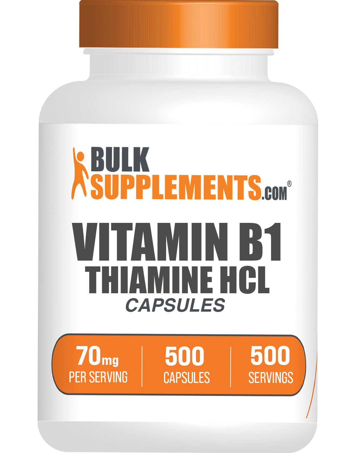 Foto 2 pulgar | Suplemento Bulksupplements.com Tiamina Hcl 100 Mg 500 Cápsulas - Venta Internacional.