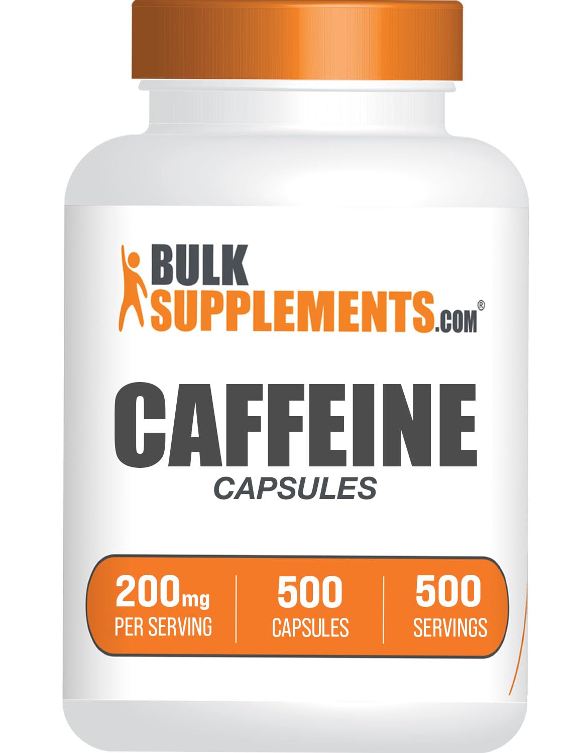 Foto 1 | Supplement Bulksupplements.com Cápsulas De Cafeína De 200 Mg, 500 Unidades - Venta Internacional.