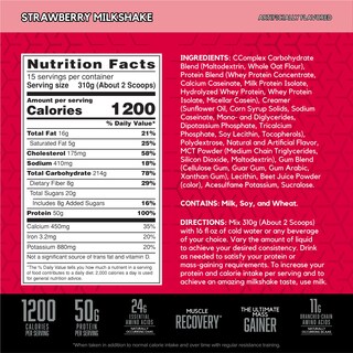 Foto 3 | Weight Gainer Bsn True-mass Muscle Mass Fresa 4,6 Kg - Venta Internacional.
