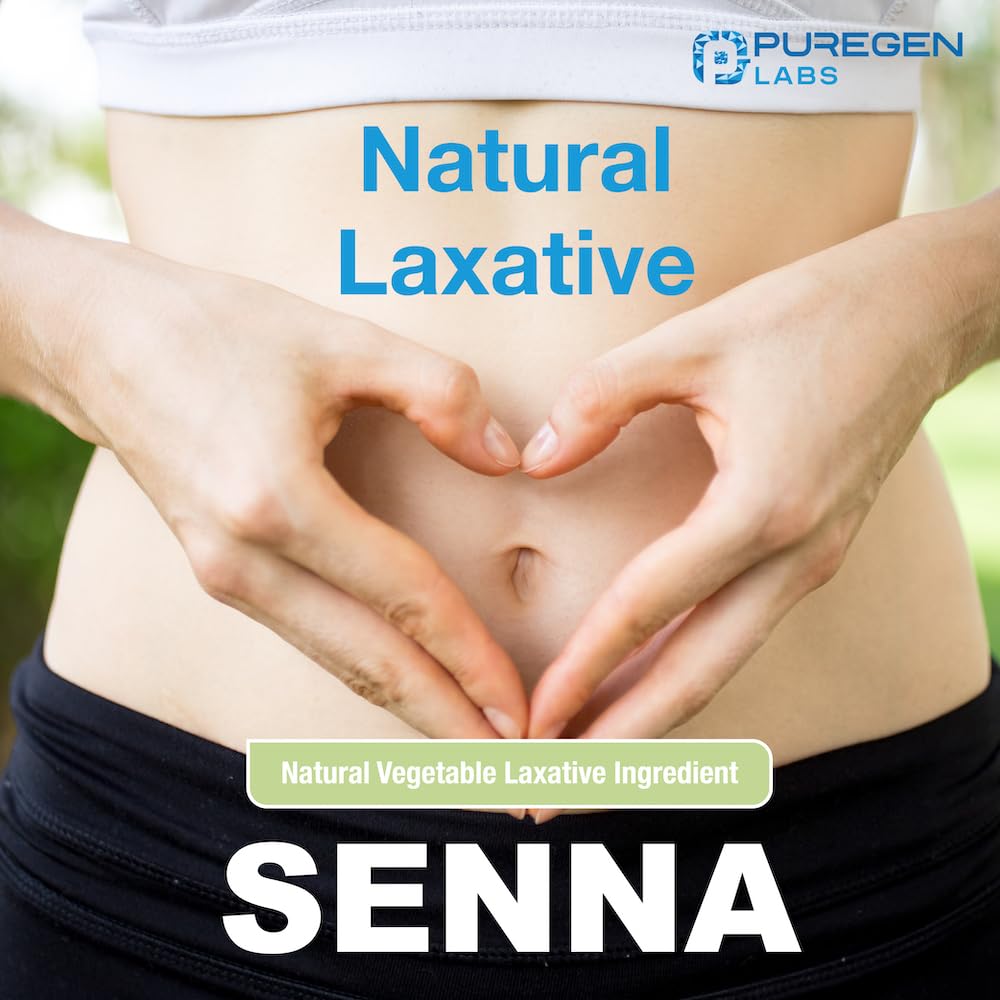 Foto 5 | Tabletas Laxantes Puregen Labs Senna 8.6 Mg (120 Unidades) - Venta Internacional.
