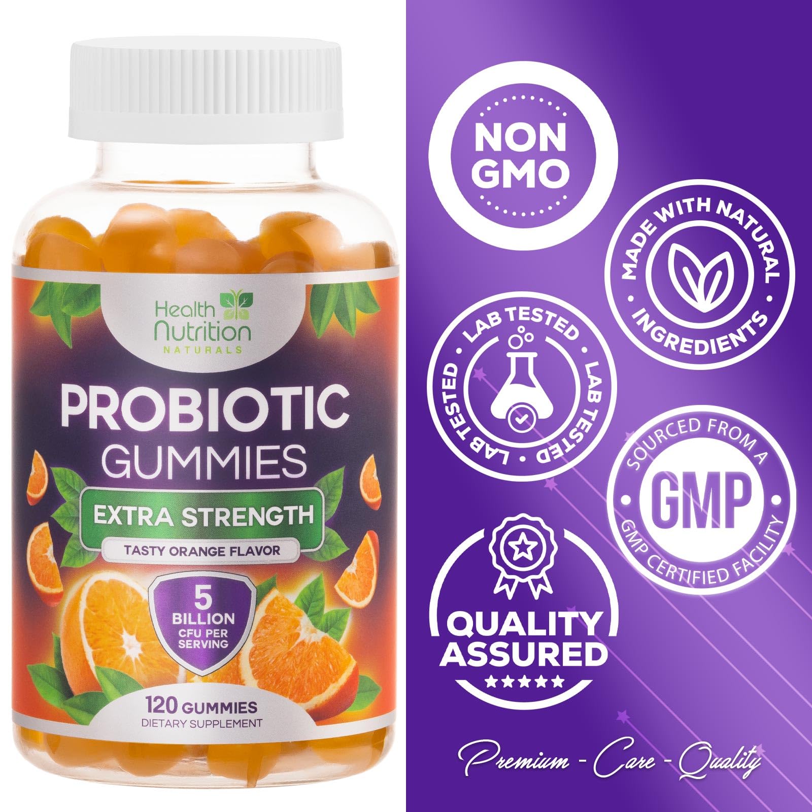 Foto 5 pulgar | Gomitas Probióticas Health Nutrition Naturals 5b Cfu 120 Gomitas - Venta Internacional.