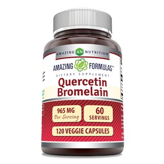 Foto 1 | Complementa 800 Mg De Quercetina De Amazing Formulas Con Bromelina 165 - Venta Internacional.