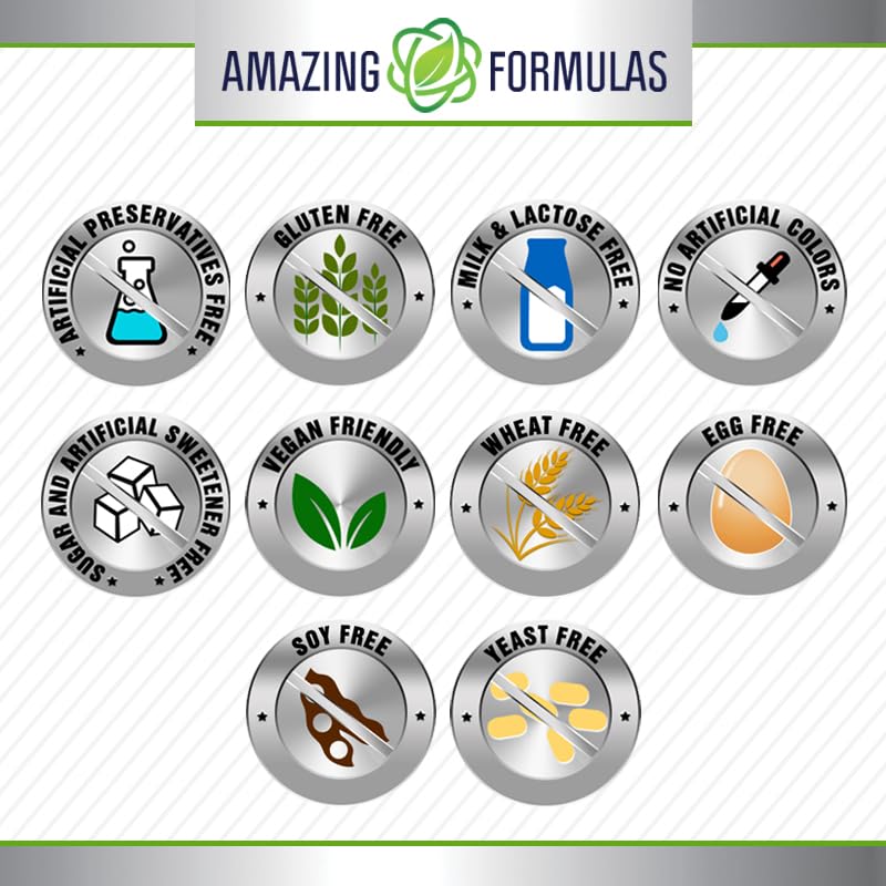 Foto 4 | Complementa 800 Mg De Quercetina De Amazing Formulas Con Bromelina 165 - Venta Internacional.