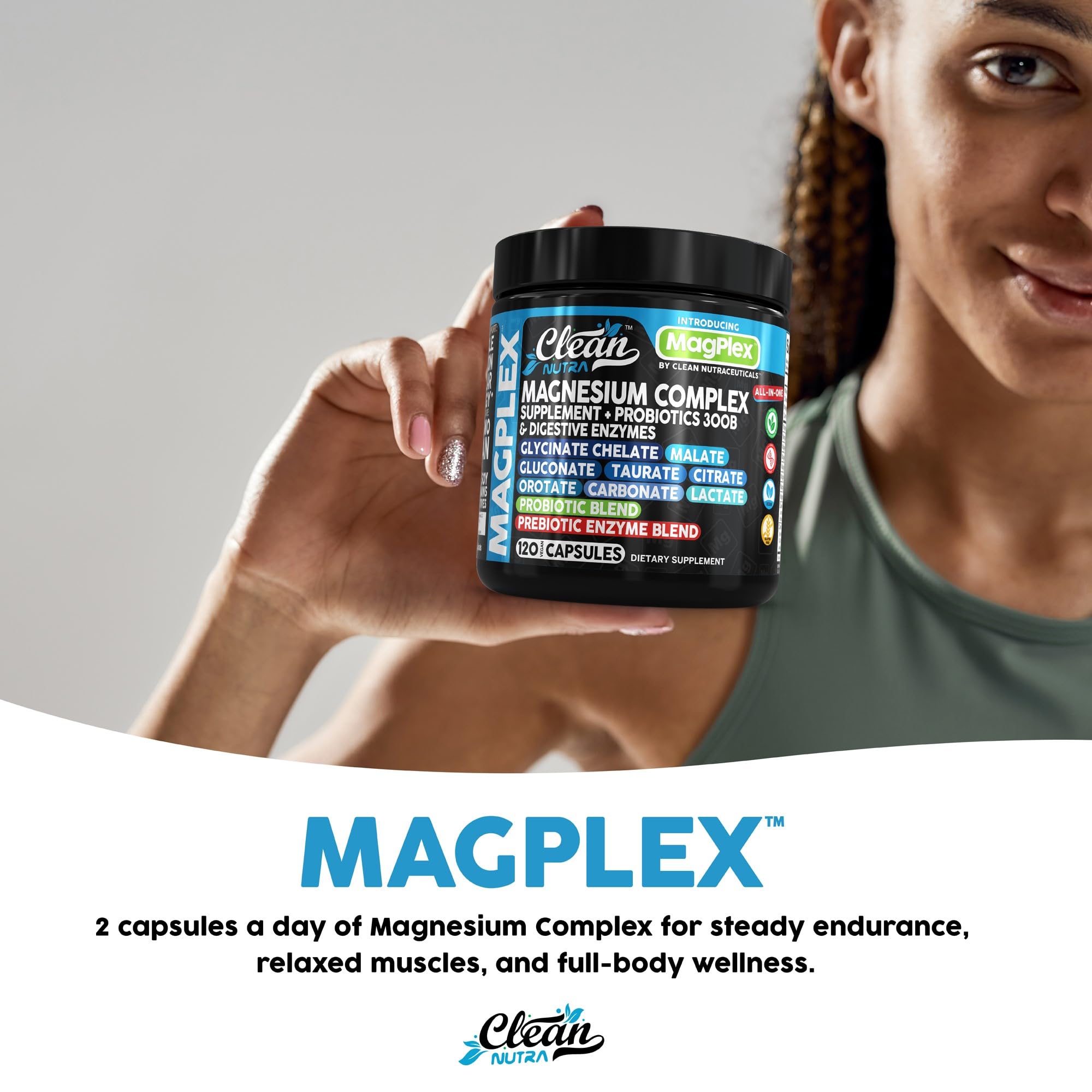 Foto 6 | Suplemento De Magnesio Clean Nutra Magplex Complex 500 Mg - Venta Internacional.