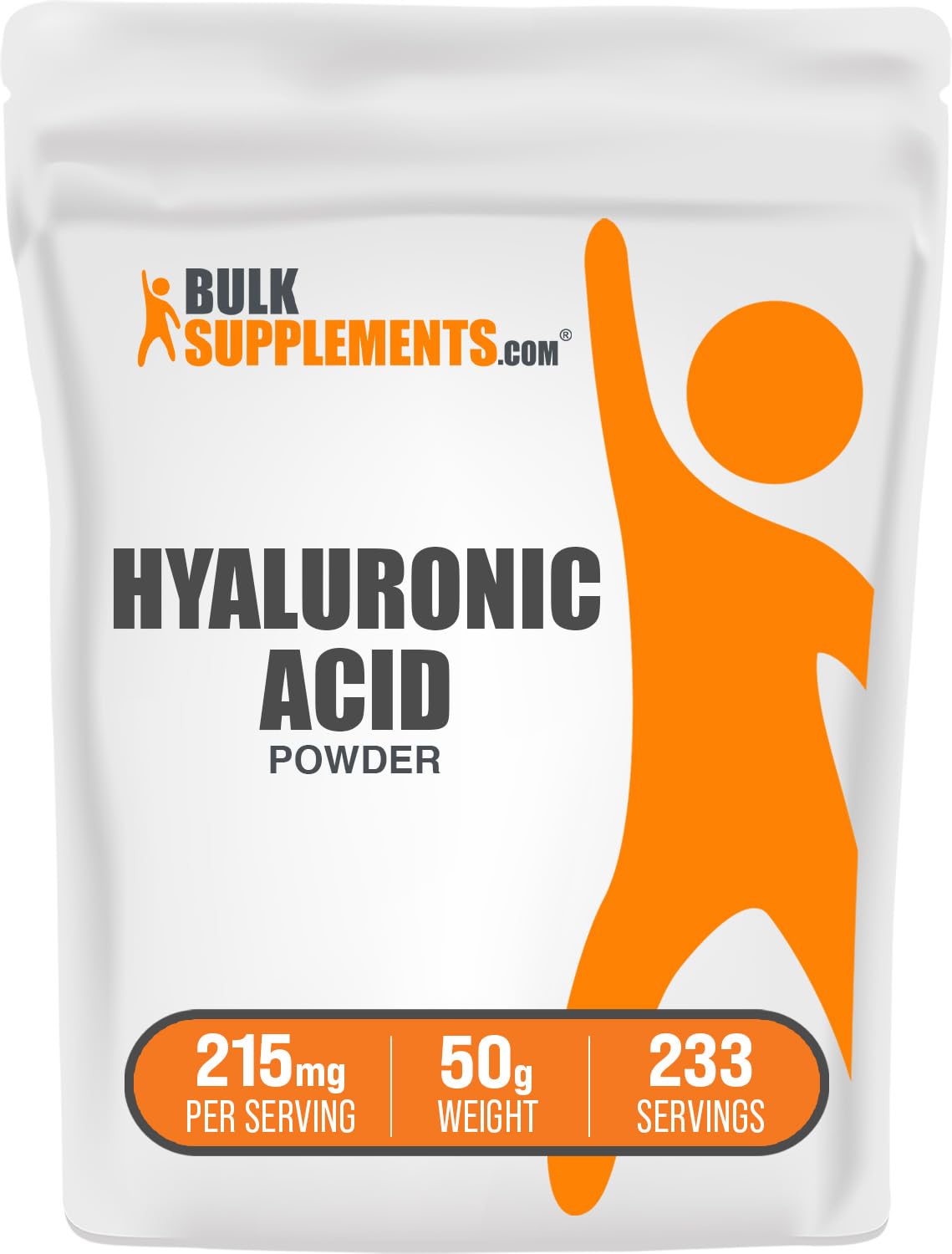 Foto 2 pulgar | Suplemento Bulksupplements.com Ácido Hialurónico 50 G - Venta Internacional.