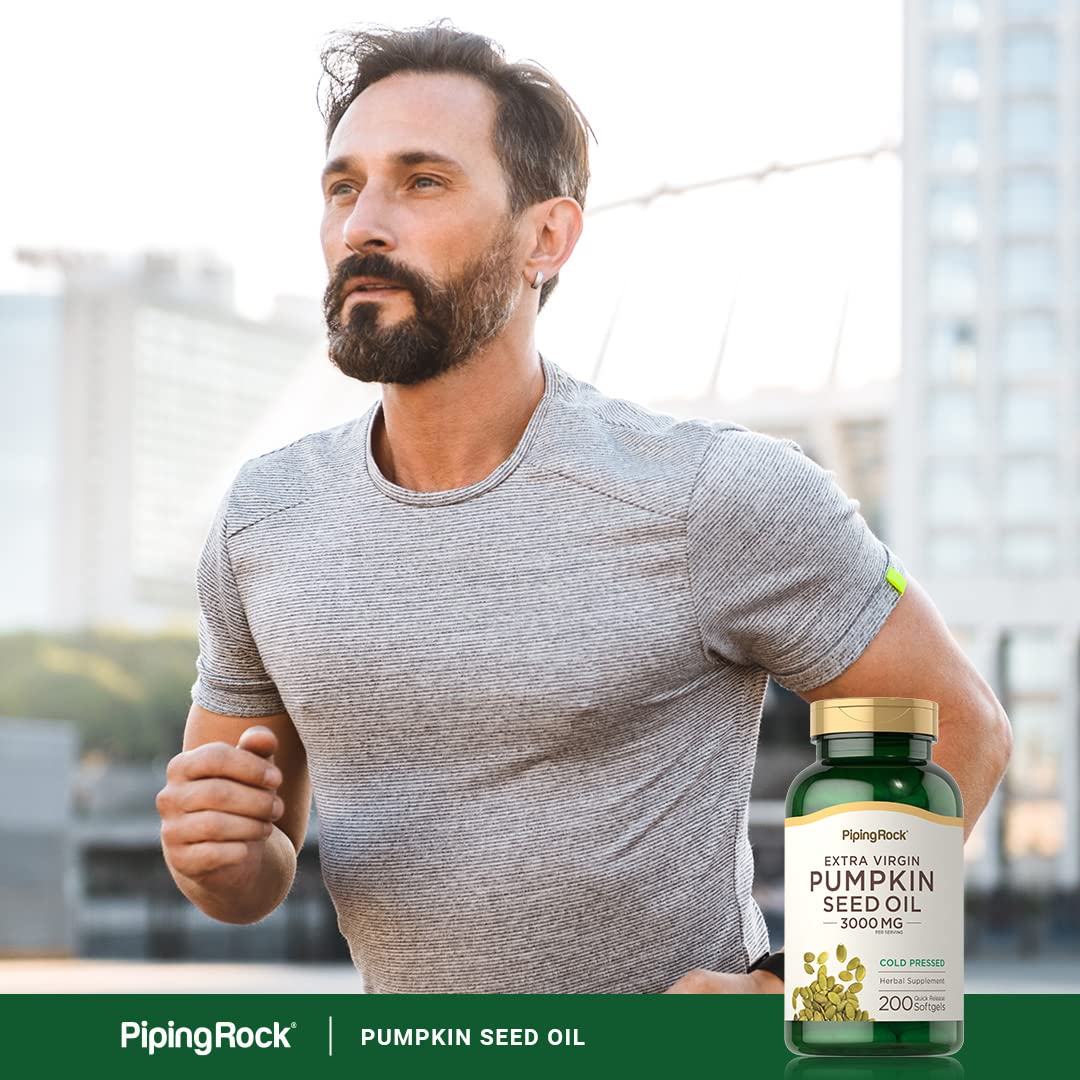 Foto 7 pulgar | Suplemento De Aceite De Semillas De Calabaza Piping Rock 3000 Mg 200 Cápsulas Blandas - Venta Internacional.