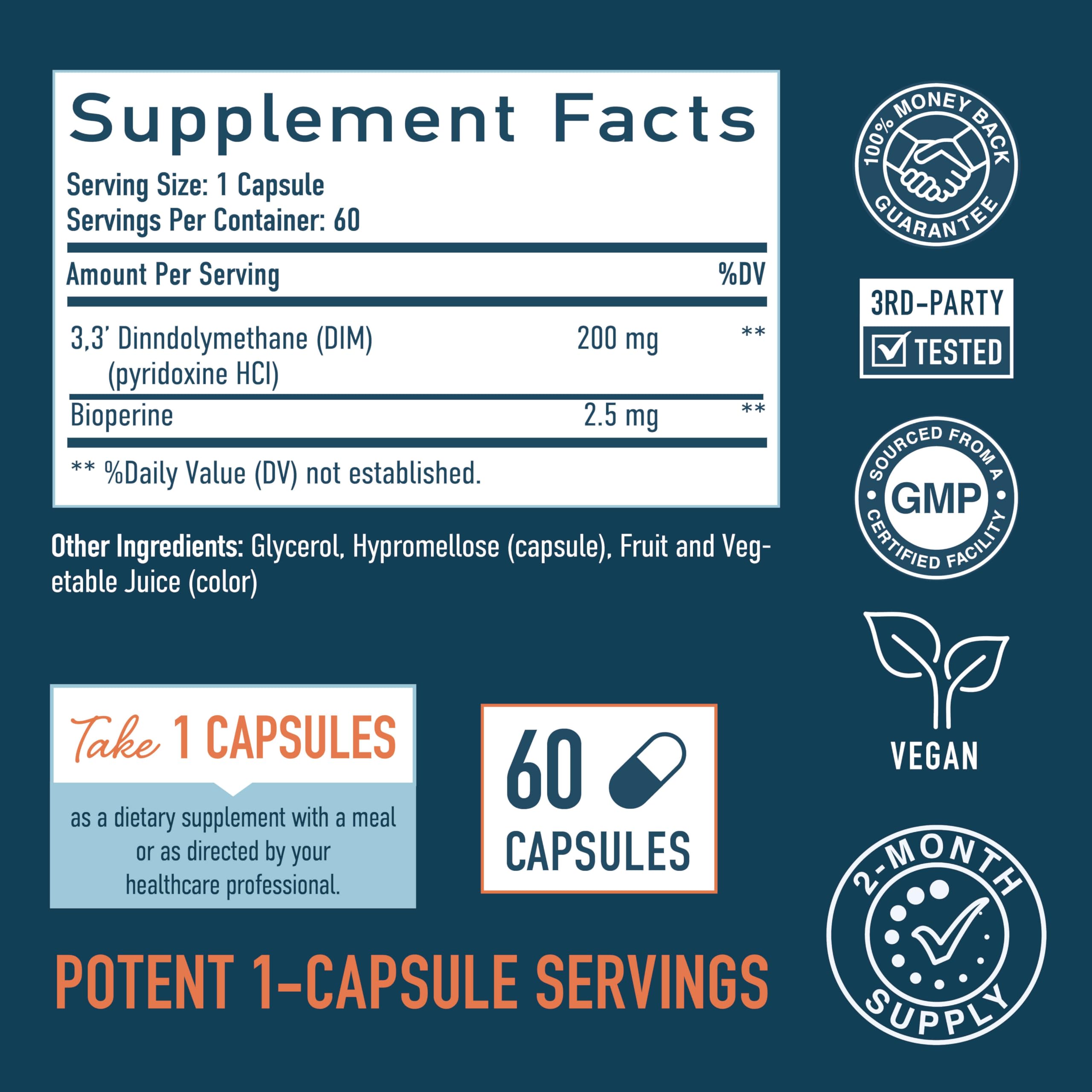 Foto 7 pulgar | Suplemento Smnutrition Dim 200 Mg Hormone Balance 60 Cápsulas - Venta Internacional.