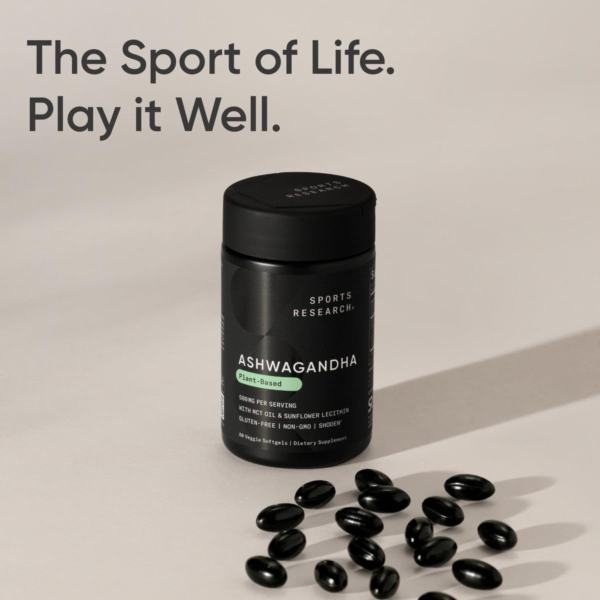 Foto 7 | Cápsulas Blandas De Ashwagandha Supplement Sports Research, 60 Unidades - Venta Internacional.