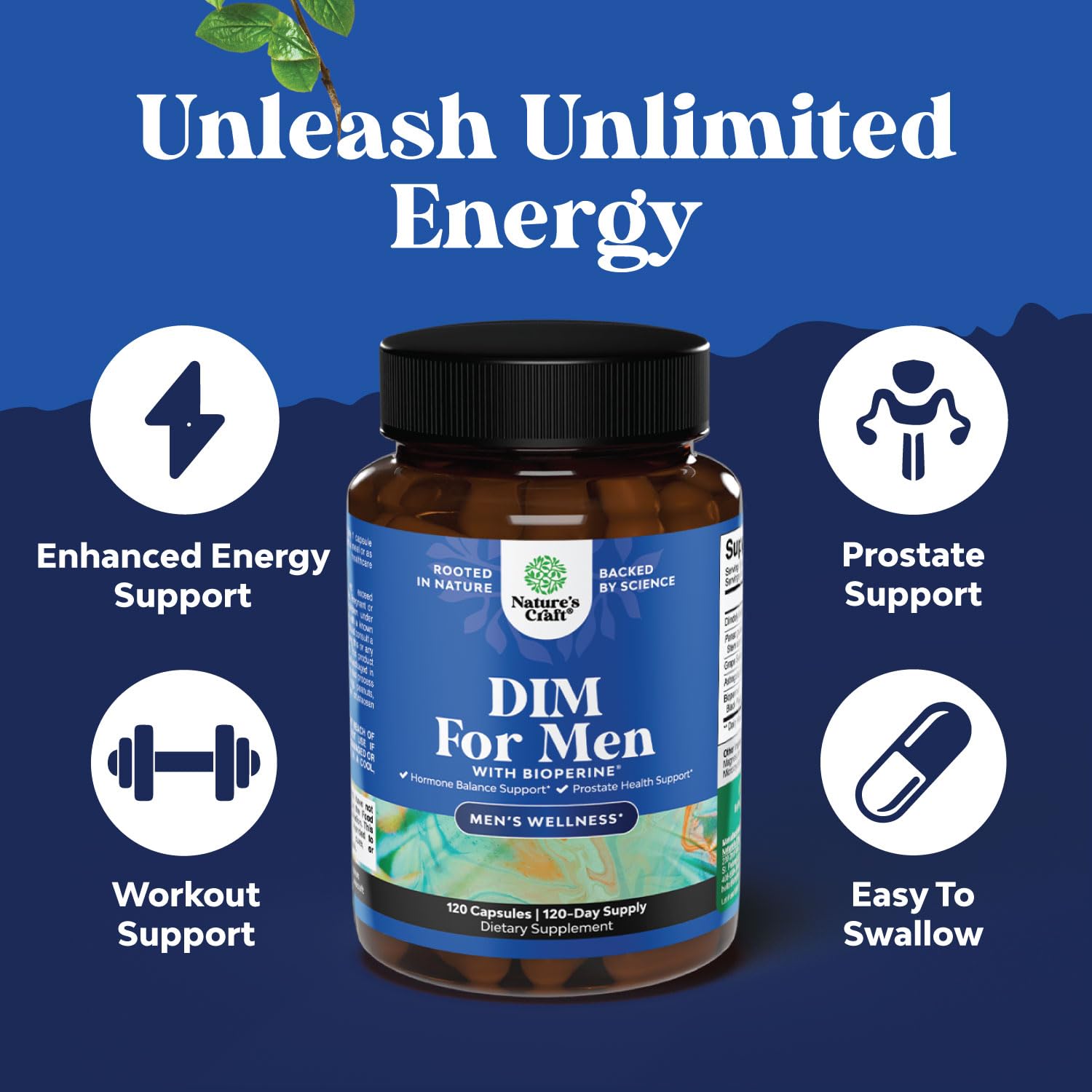 Foto 4 pulgar | Suplemento Natures Craft Advanced Diindolilmetano Dim 200 Mg - Venta Internacional.