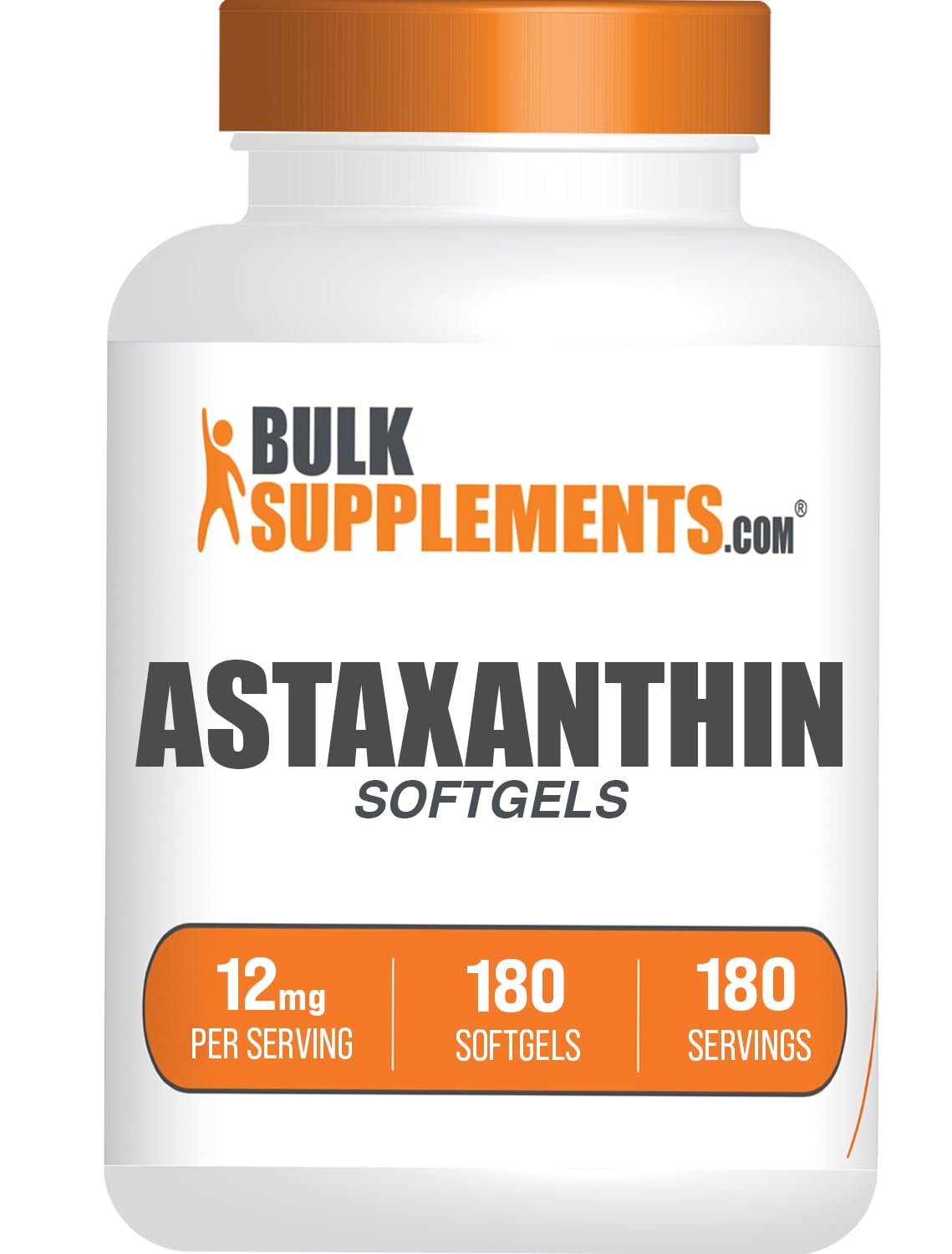 Foto 2 pulgar | Supplement Bulksupplements.com Cápsulas Blandas De Astaxantina, 12 Mg, 180 Unidades - Venta Internacional.