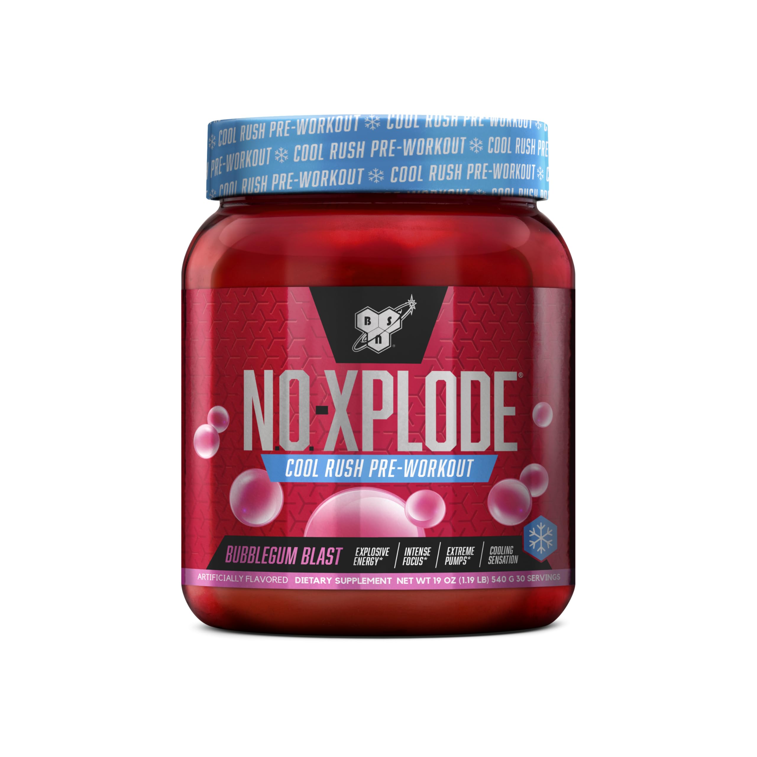 Foto 1 | Polvo Para Antes Del Entrenamiento Bsn N.o.-xplode Cool Rush Bubblegum 30 Se - Venta Internacional.