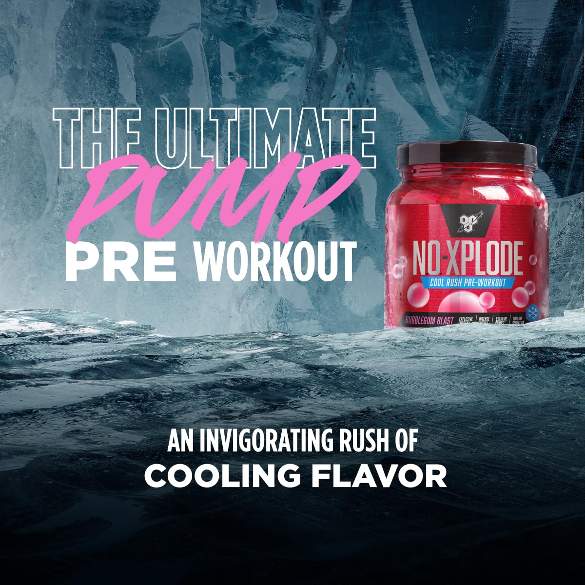 Foto 6 | Polvo Para Antes Del Entrenamiento Bsn N.o.-xplode Cool Rush Bubblegum 30 Se - Venta Internacional.