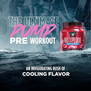 Foto 6 | Polvo Para Antes Del Entrenamiento Bsn N.o.-xplode Cool Rush Bubblegum 30 Se - Venta Internacional.