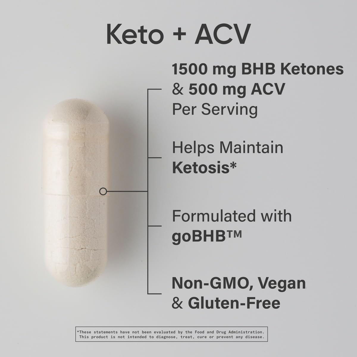 Foto 3 pulgar | Suplemento Sports Research Keto Plus Acv 120 Cápsulas - Venta Internacional.