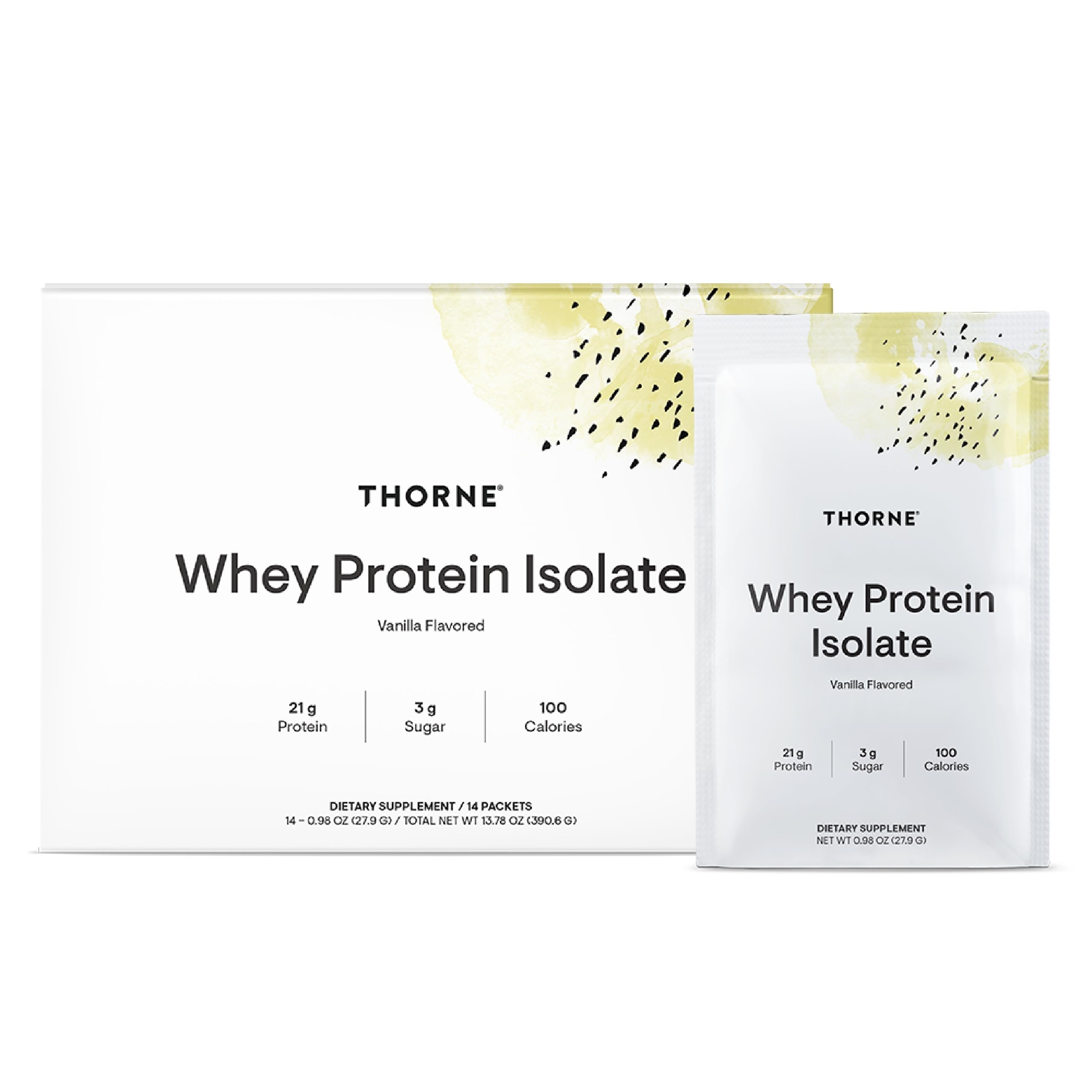 Foto 2 pulgar | Proteína En Polvo Thorne Whey Protein Isolate 400 G Vainilla - Venta Internacional.