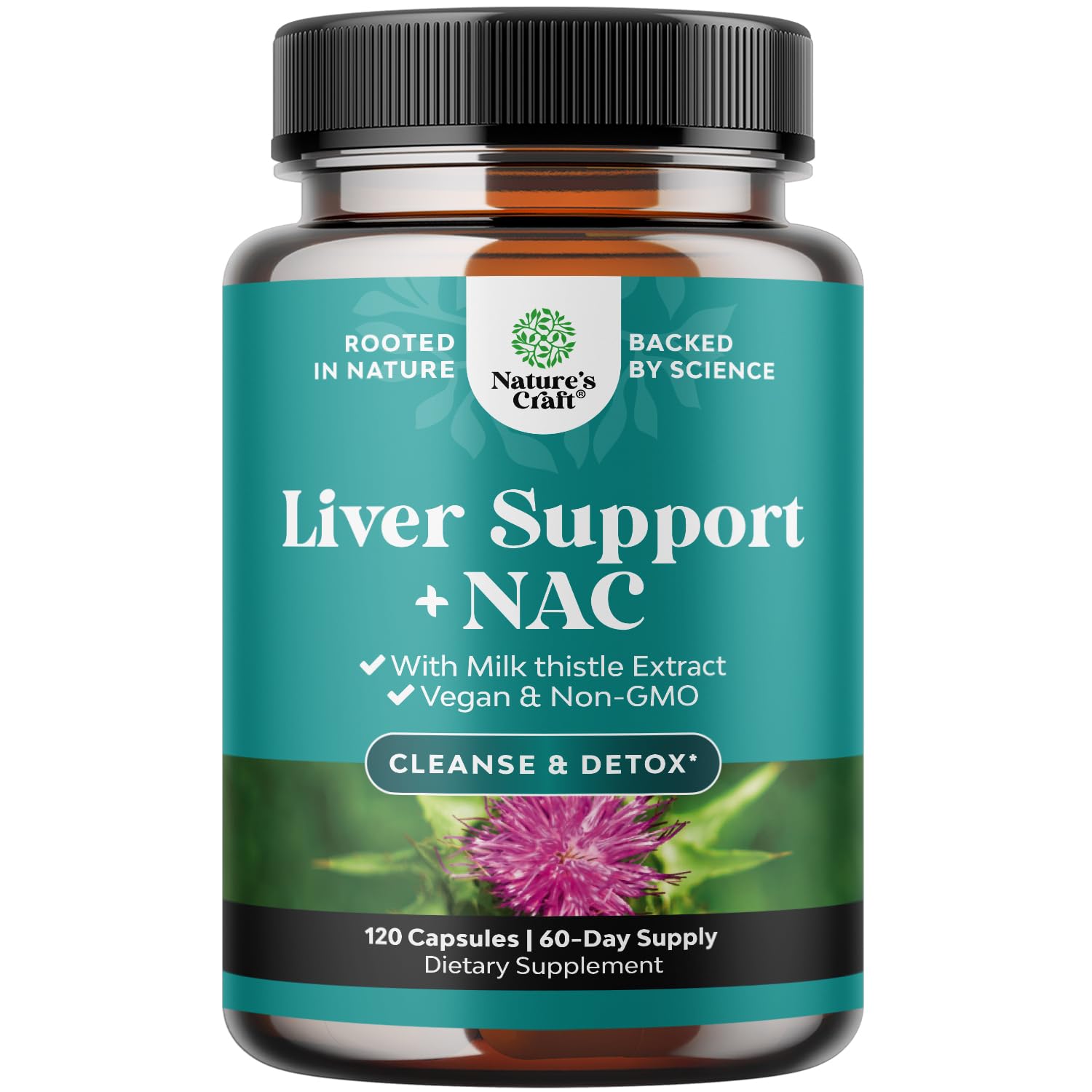 Foto 1 | Suplemento De Apoyo Hepático Natures Craft Liver Detox 120 Cápsulas - Venta Internacional.